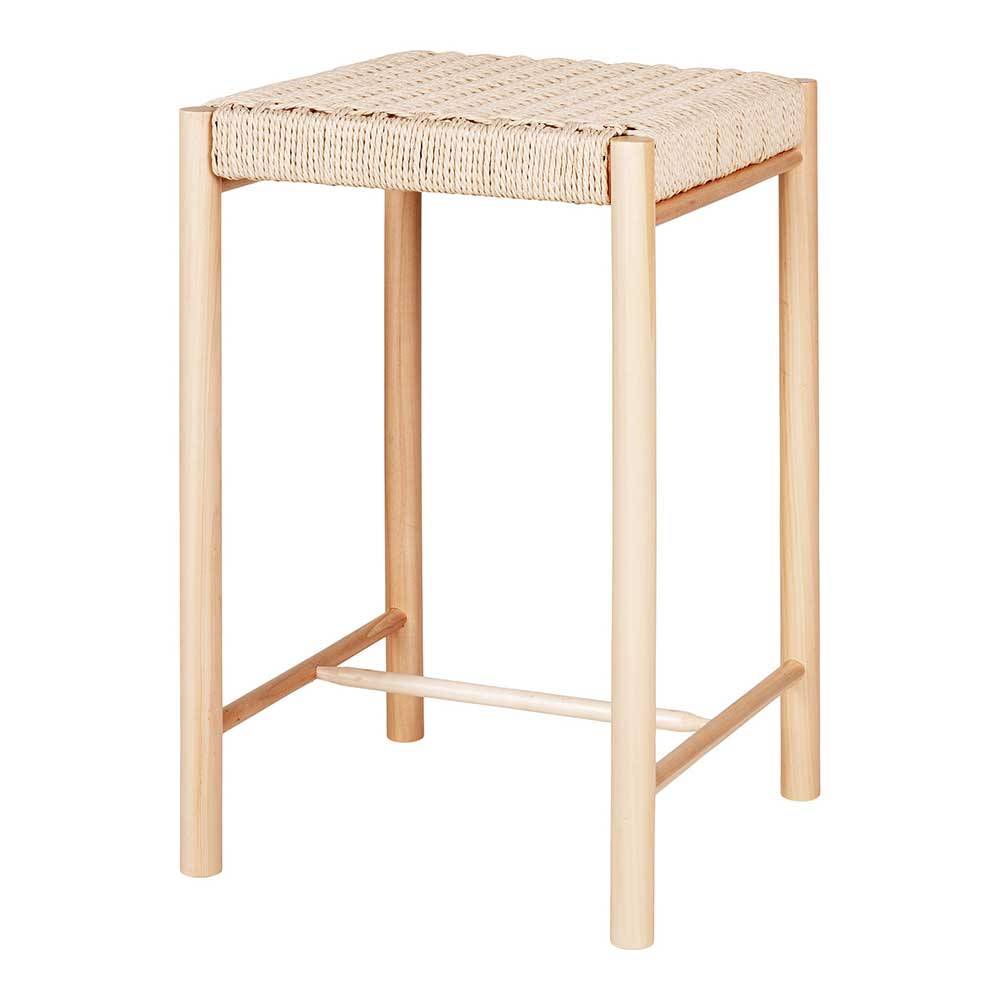 Skandi Barhocker quadratisch 42x42 cm - Puvina