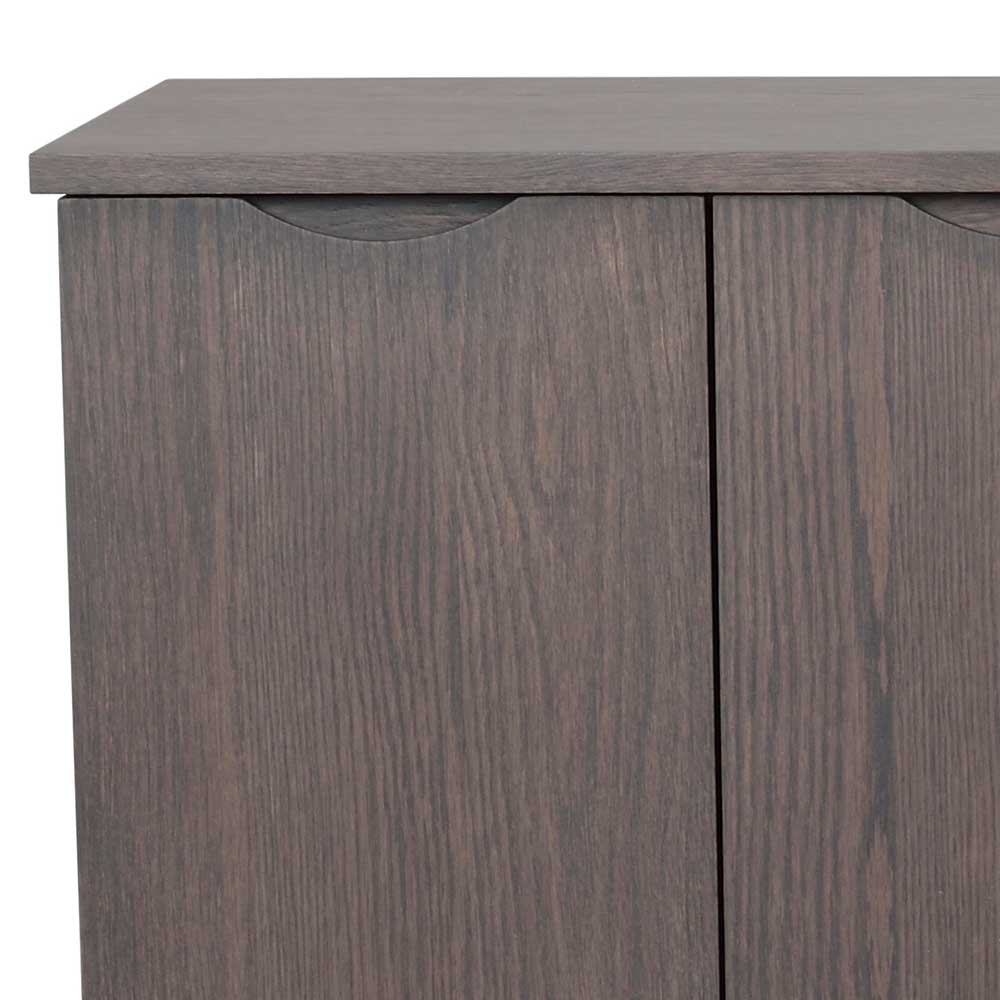 150x85x40 Skandi Sideboard in Eiche Dunkelbraun - Lomarios
