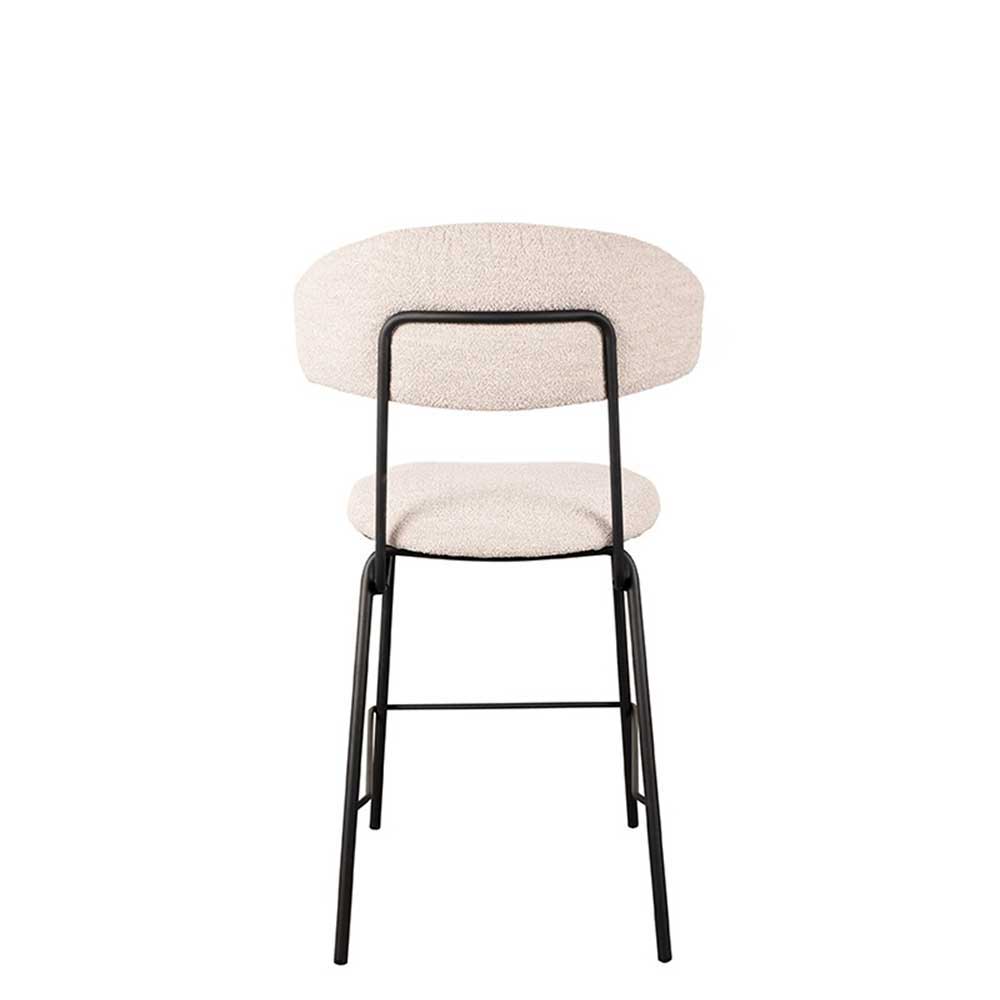 Boucle Tresenstuhl mit 65 cm Sitzhöhe - Carika (2er Set)