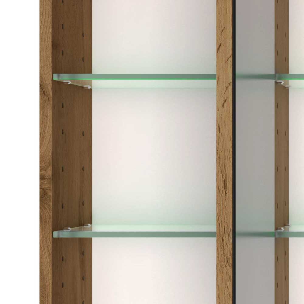 Bad Spiegelschrank in Wildeiche Holznachbildung - Arazony