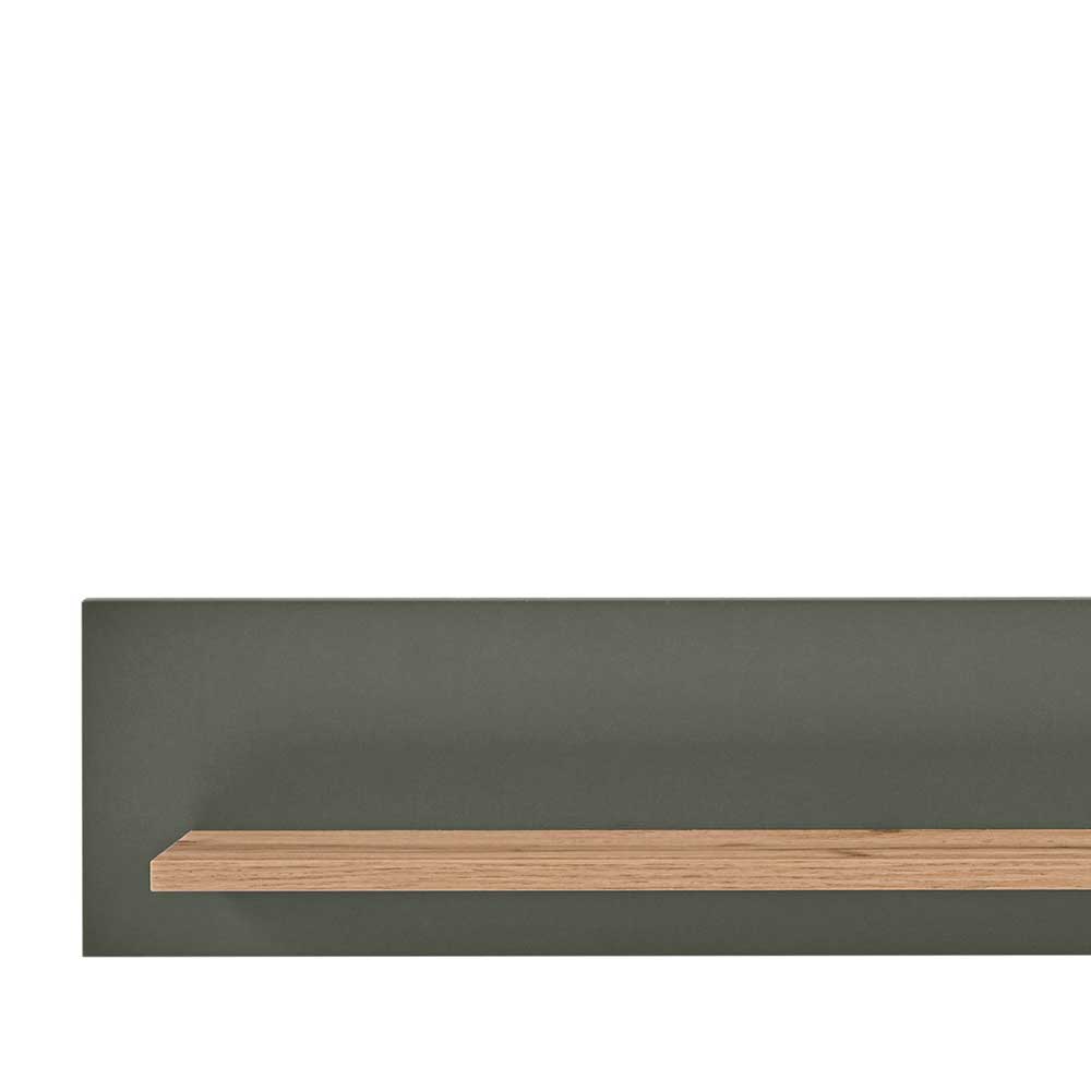 Modernes Wandboard in Graugrün & Wildeiche - Eylan