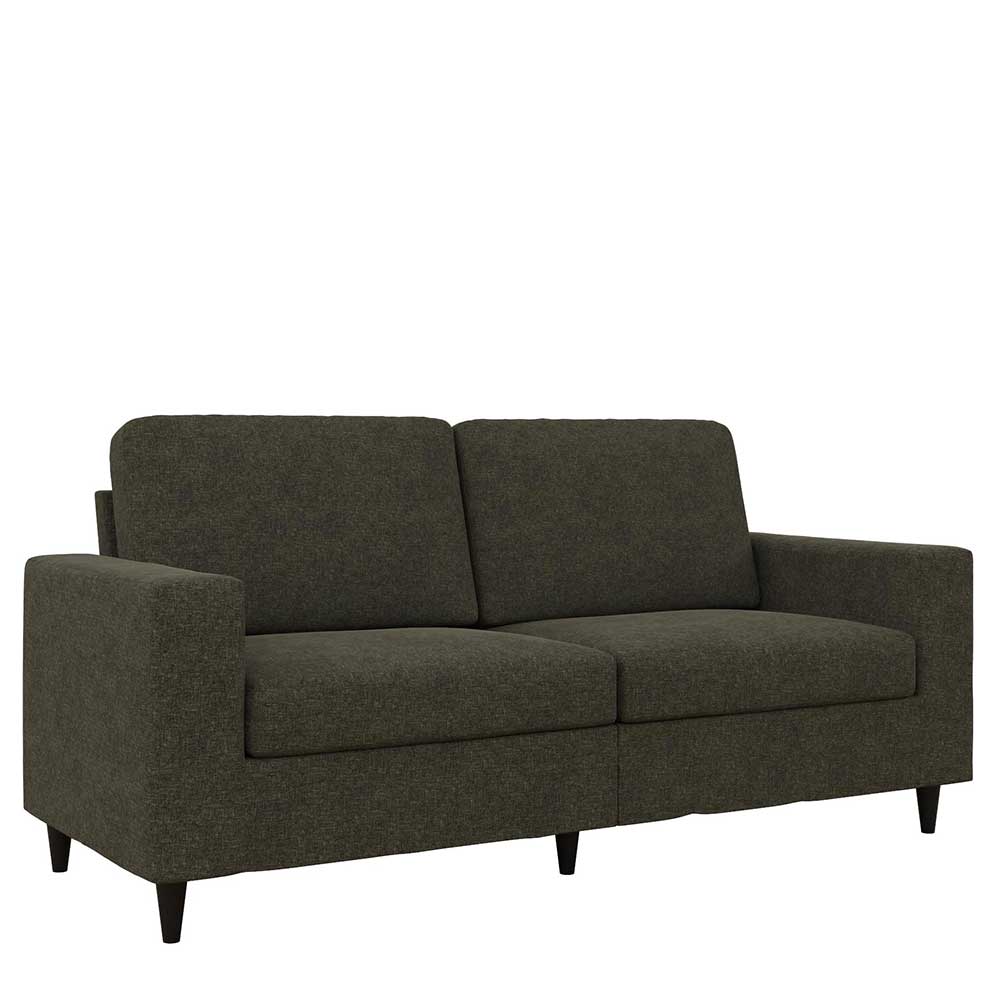 Wohnzimmer Sofa in Grau Stoffbezug - Alicia