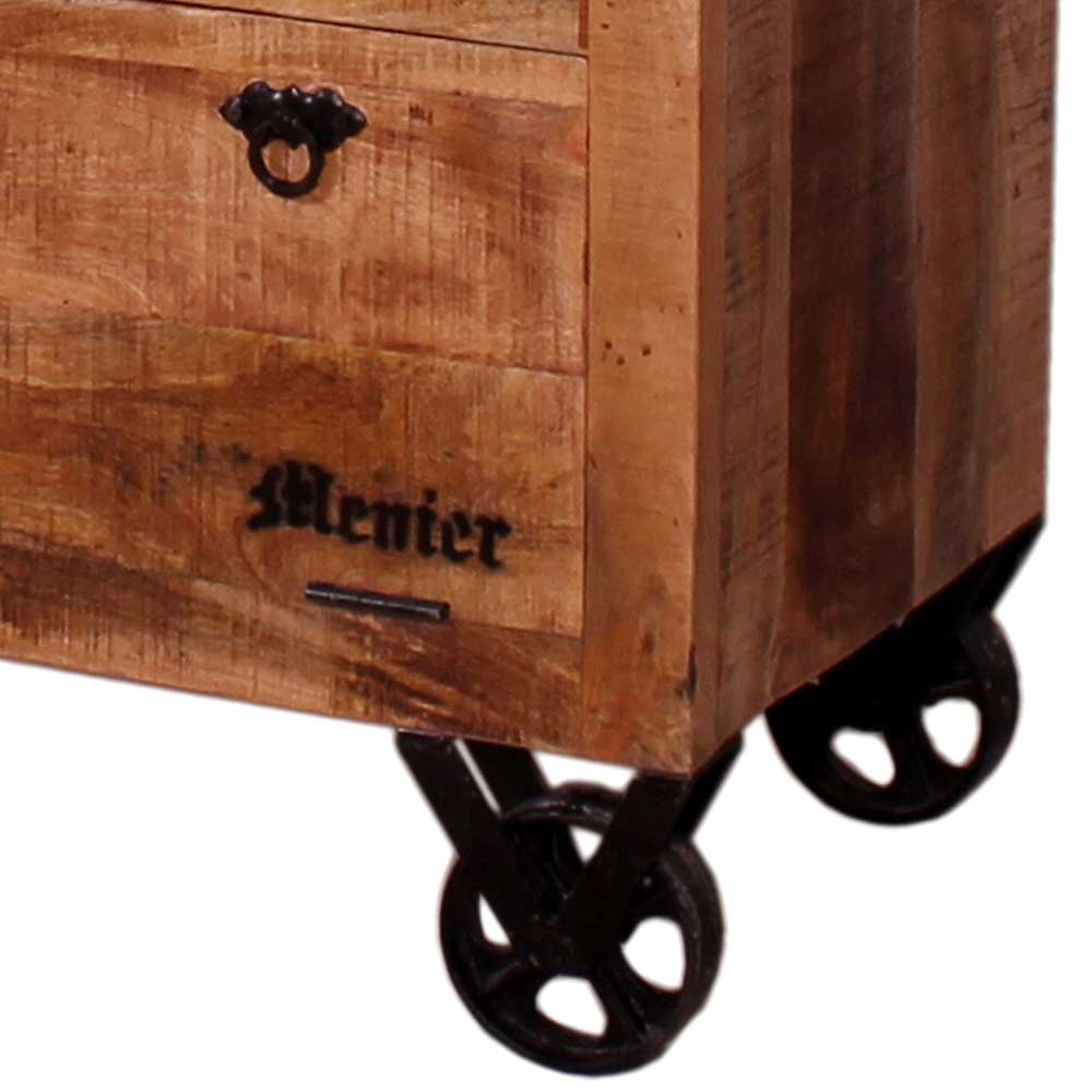 Schuhschrank aus Recyclingholz & Metall - Indri