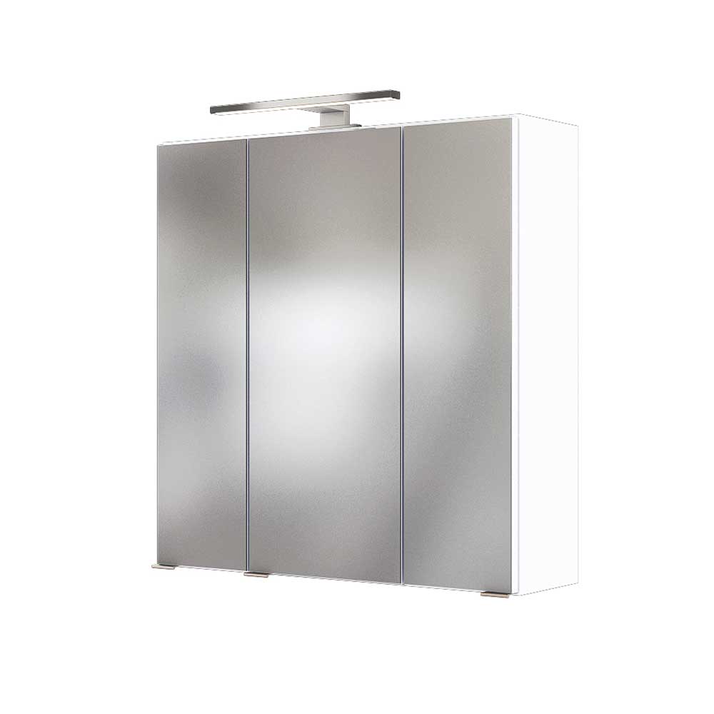 60x64x31 Badspiegel Schrank mit LED Beleuchtung - Misrana