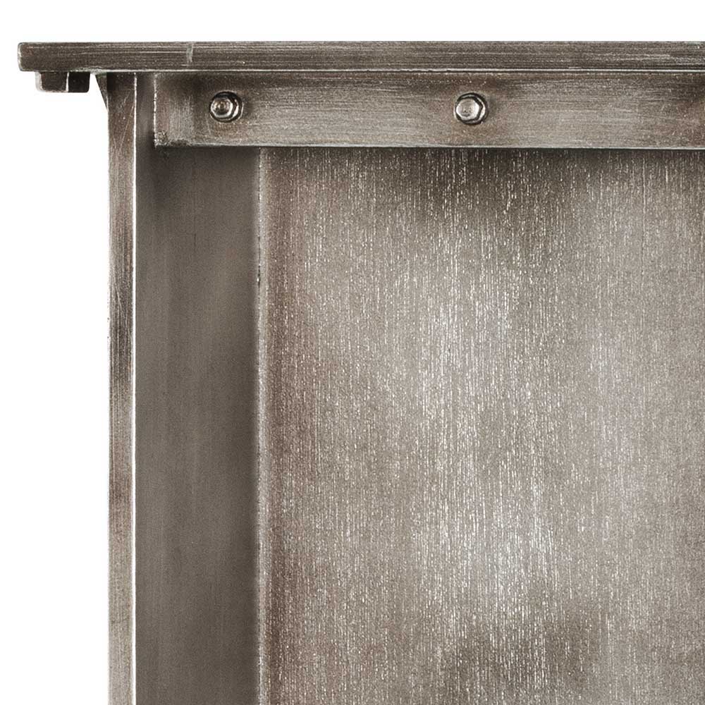 Industry Style Regal in Metall Optik - Janetta
