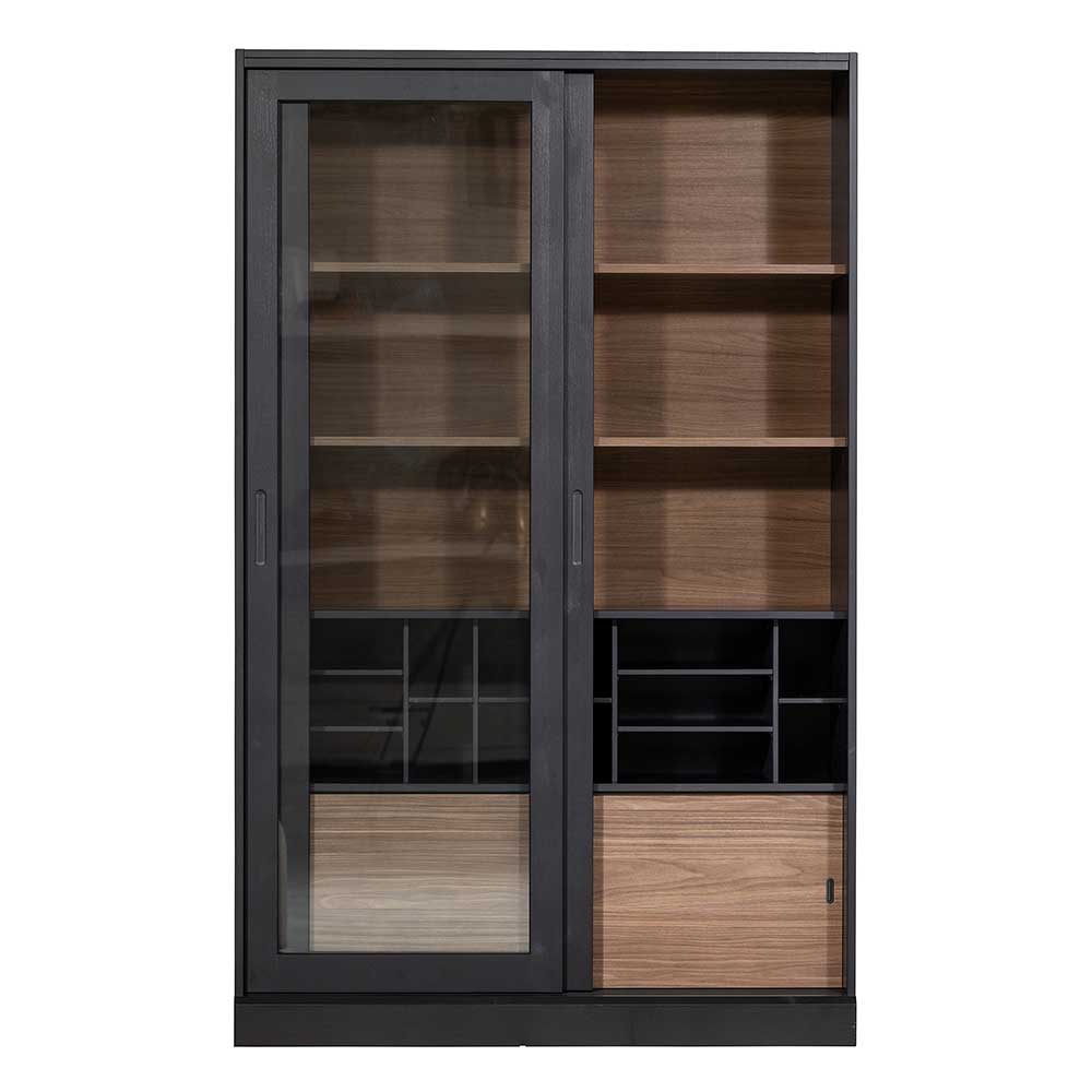 Moderne Vitrine mit Glas Schiebetüren - Susanne
