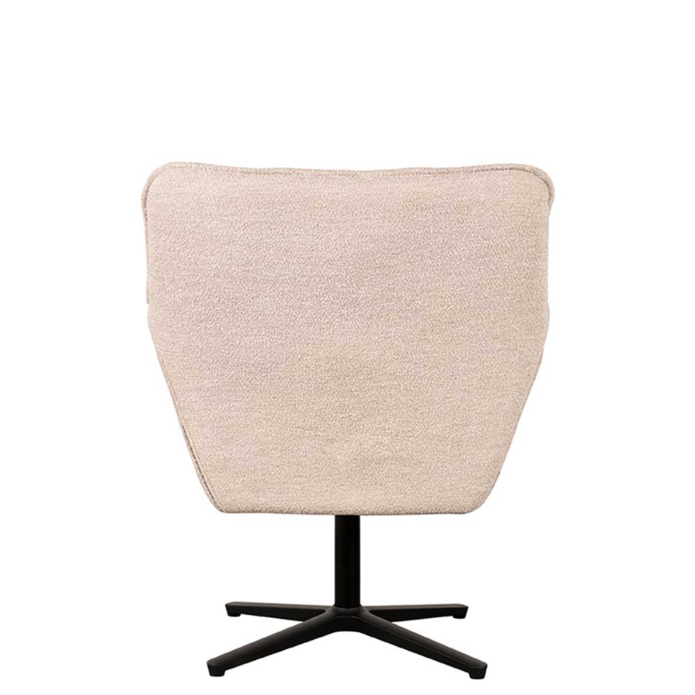 Design-Drehsessel in Beigegrau Boucle - Bento