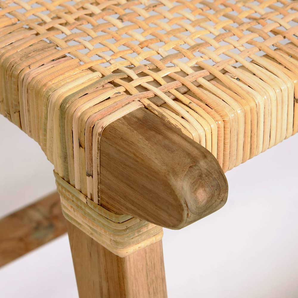 Bank aus Rattan Geflecht & Teak Holz - Thani