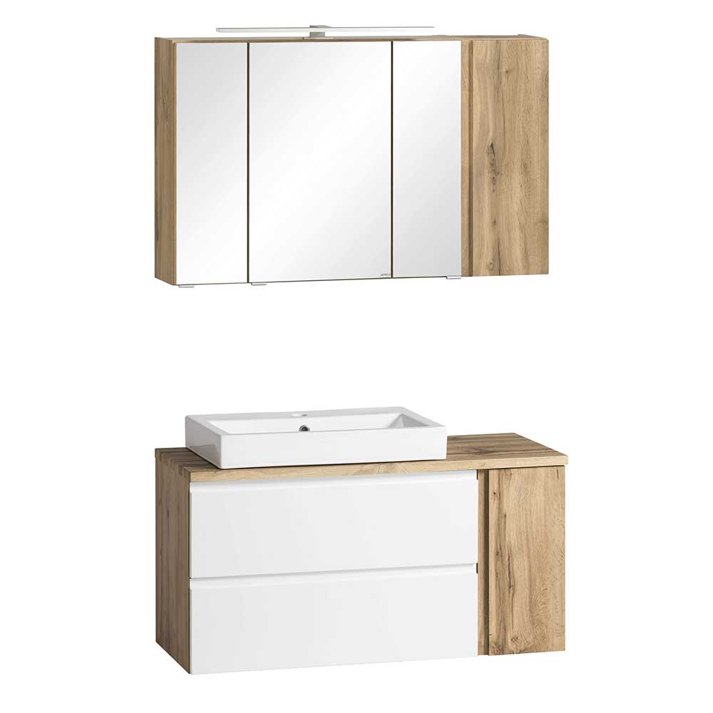 Möbelset Waschplatz 105 cm breit - Eight (zweiteilig)