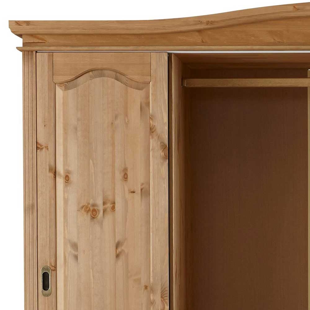 Holz Landhaus Schrank mit Schiebetüren - Vocoja