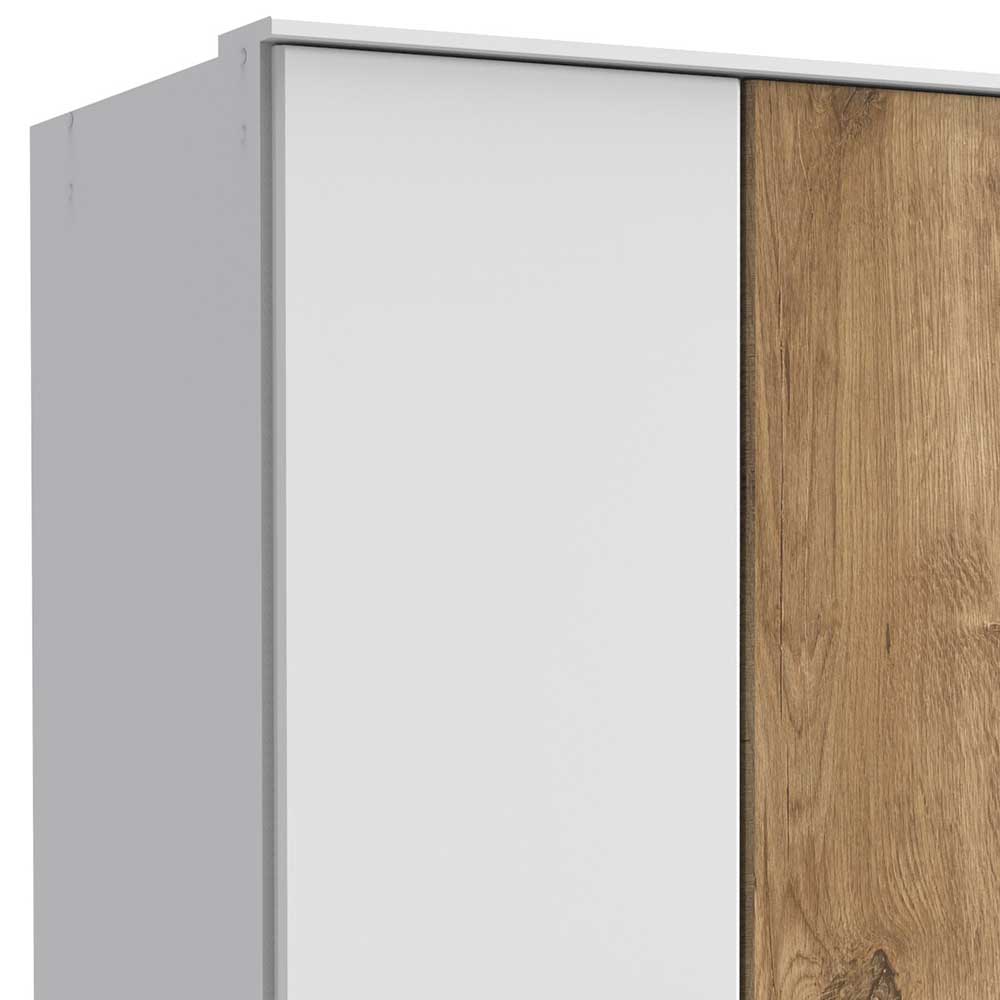 91x199x58 Schlafzimmerschrank mit Metallgriffen - Calassina