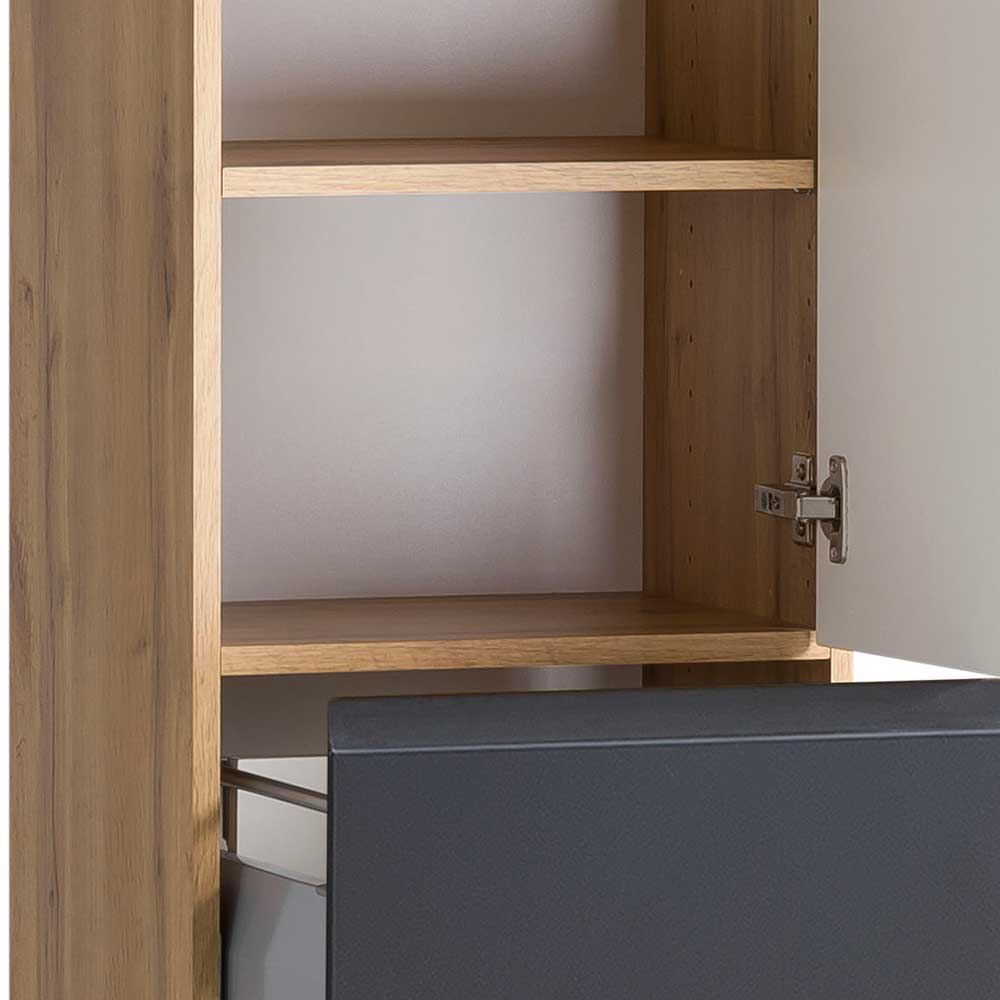 Badezimmer Waschplatz und Hochschrank - Jambi II (dreiteilig)