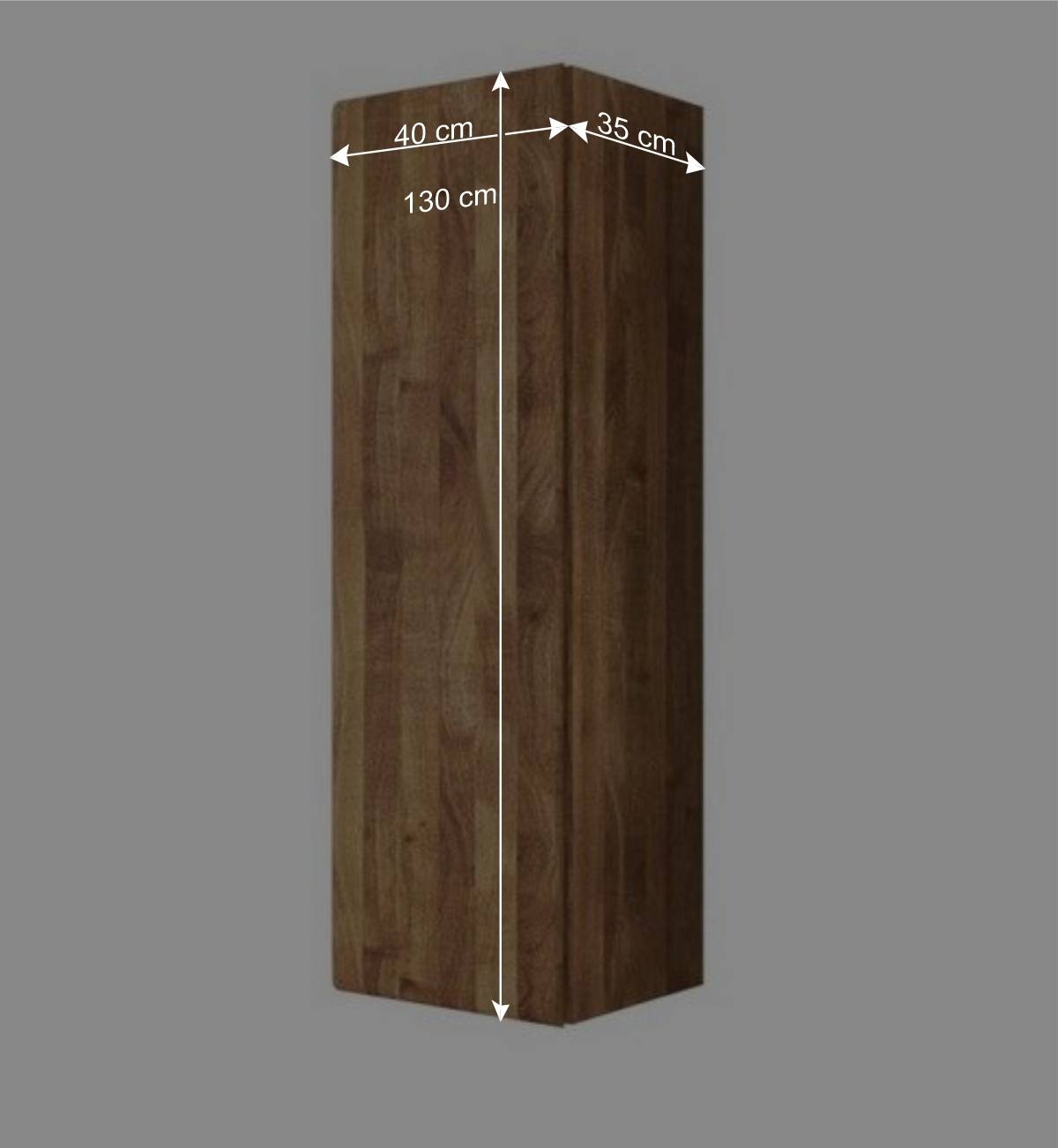 Hängeschrank Vaskov aus Wildeiche Massivholz