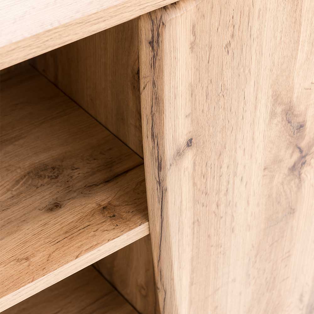 Holzoptik Badezimmerschrank mit Baumkante - Tofias