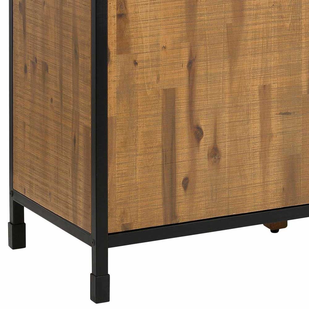 150x80x45 Industrial Kommode aus Holz & Metall - Nadeicra