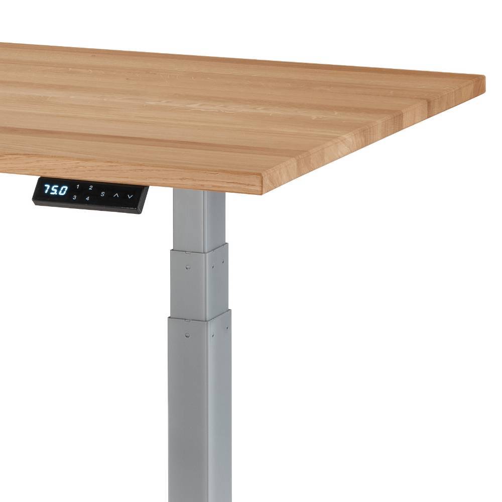 Elektrisch höhenverstellbarer Bürotisch in Eiche - Calexia