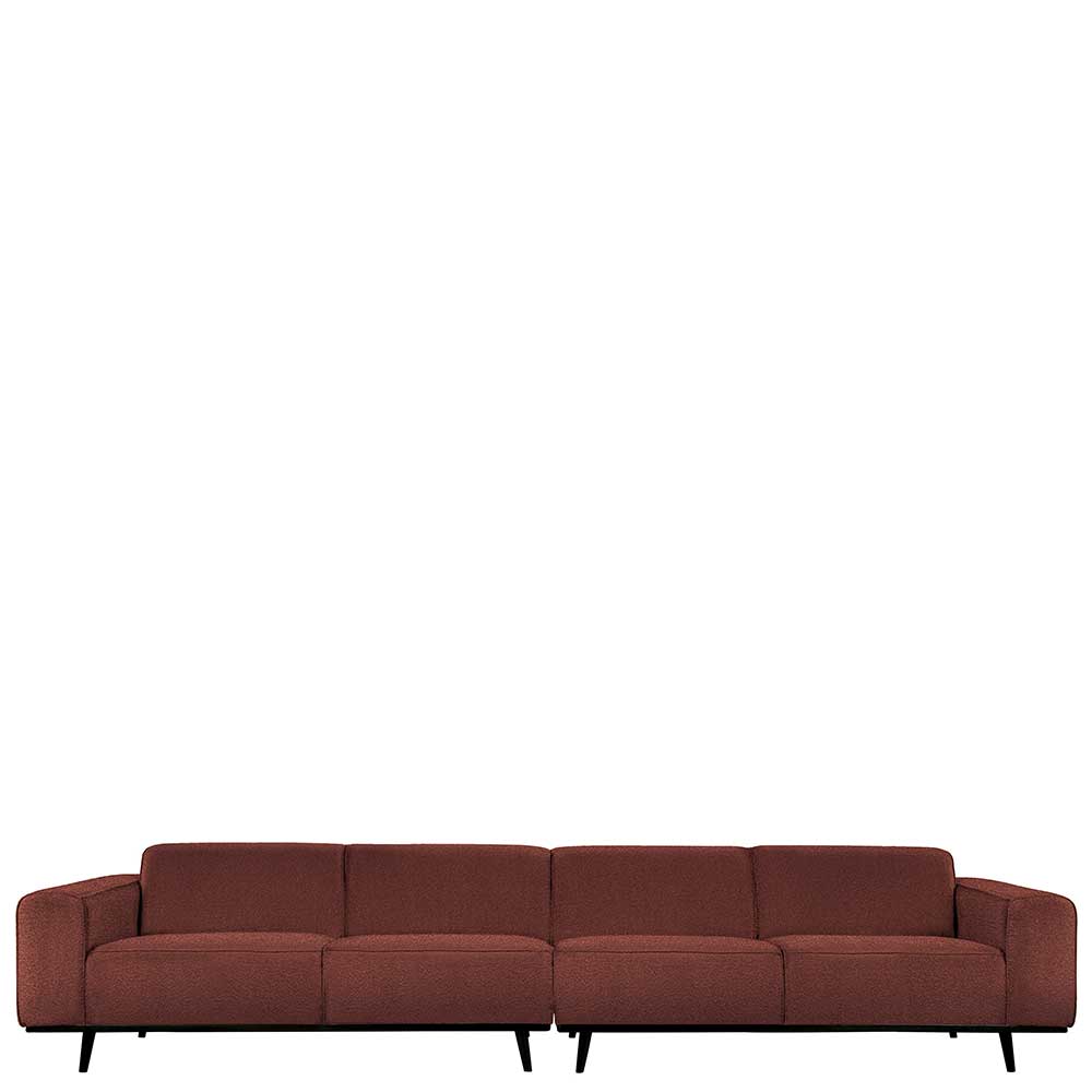 4-Sitzer 5-Sitzer Sofa in Kastanienfarben Buklee - Moto