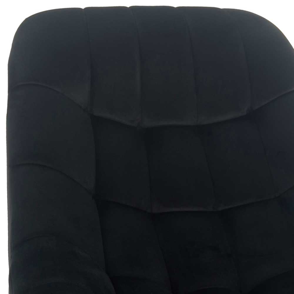 Schwarzer Wohnzimmer Sessel ohne Armlehnen - Ambia