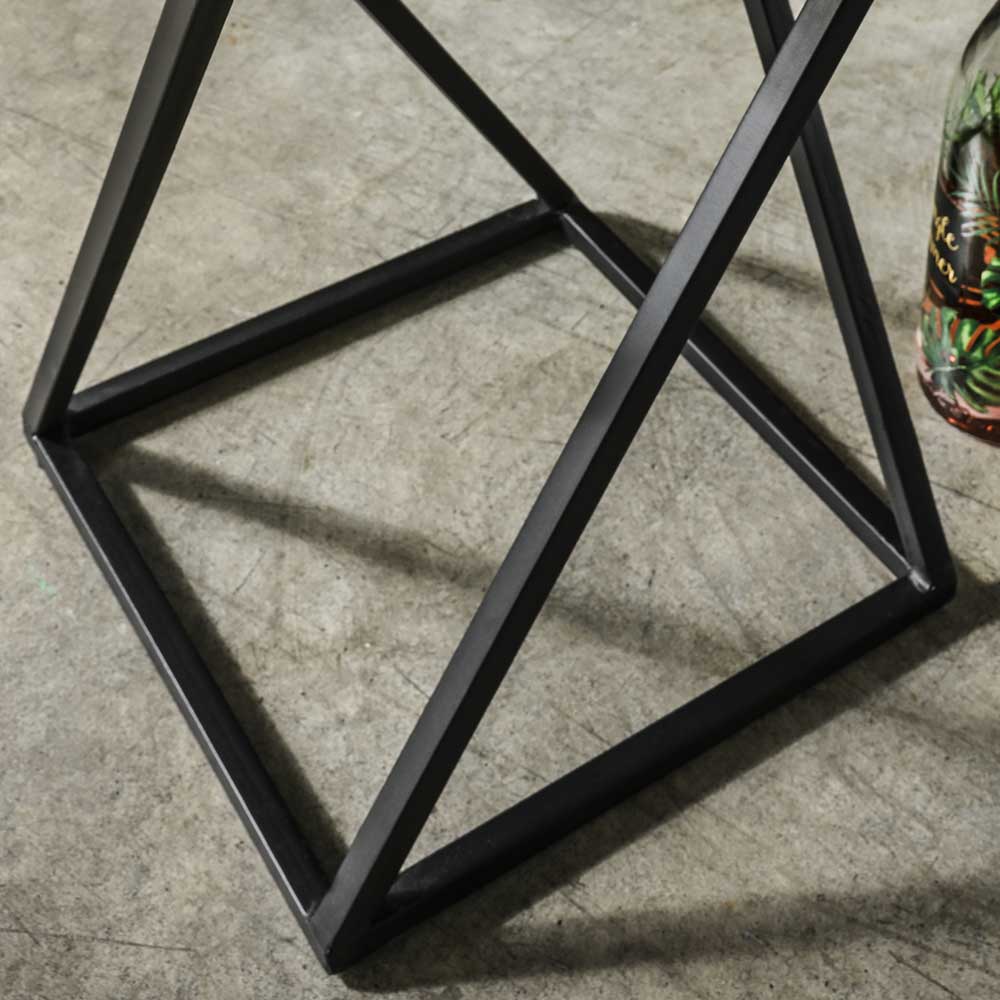 Beistelltisch aus Recyclingholz Teak - Smono