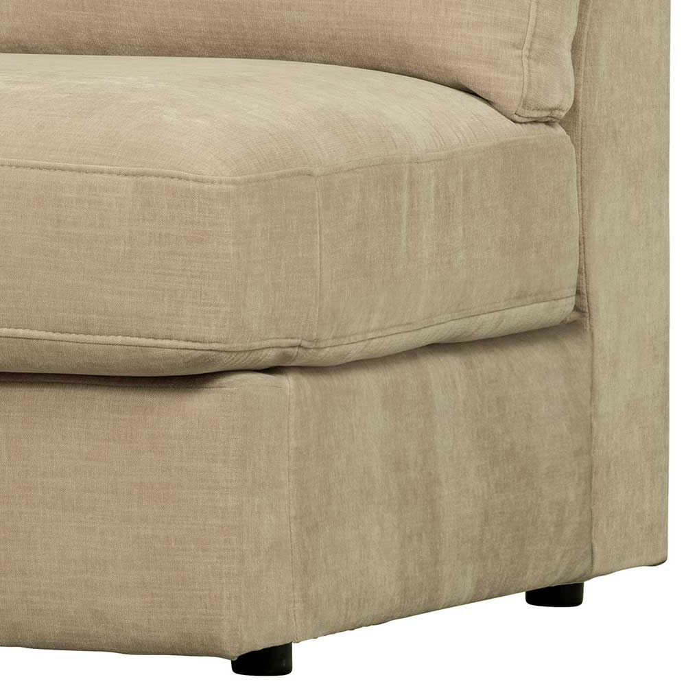 Modulsofa Abschlusselement mit Rundung links - Zirova