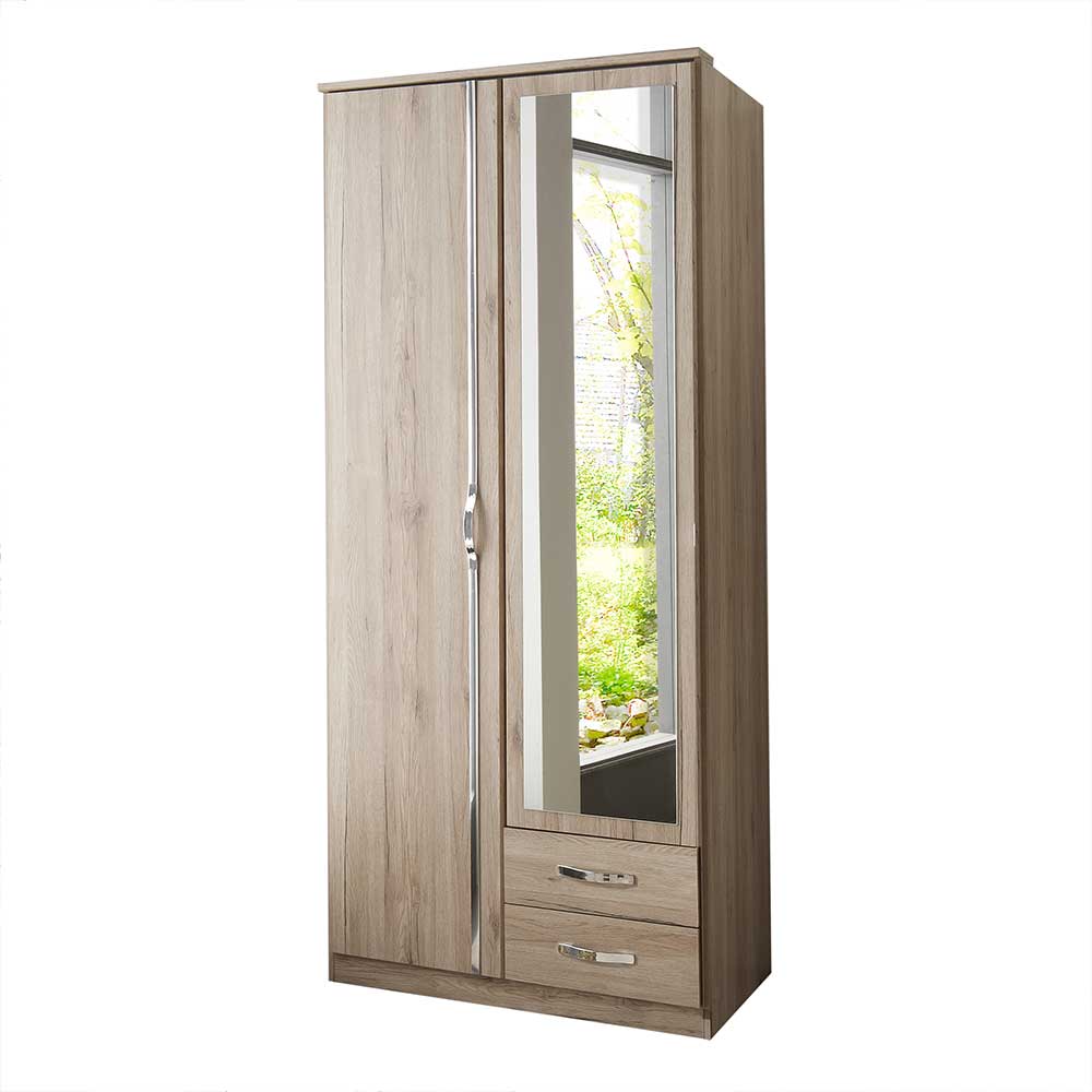 Schmaler Kleiderschrank mit zwei Schubladen - Lagunara