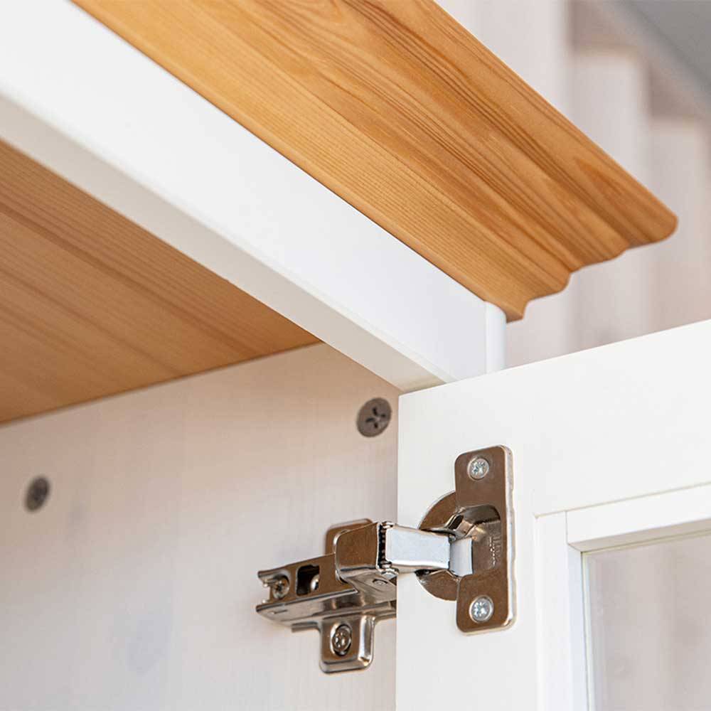 Country Style Vitrinenschrank 90x190x45 cm - Vitablo