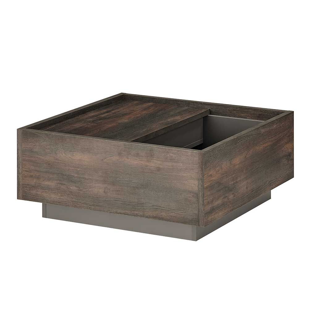 Quadratischer Wohnzimmertisch mit Staufach - Mundo