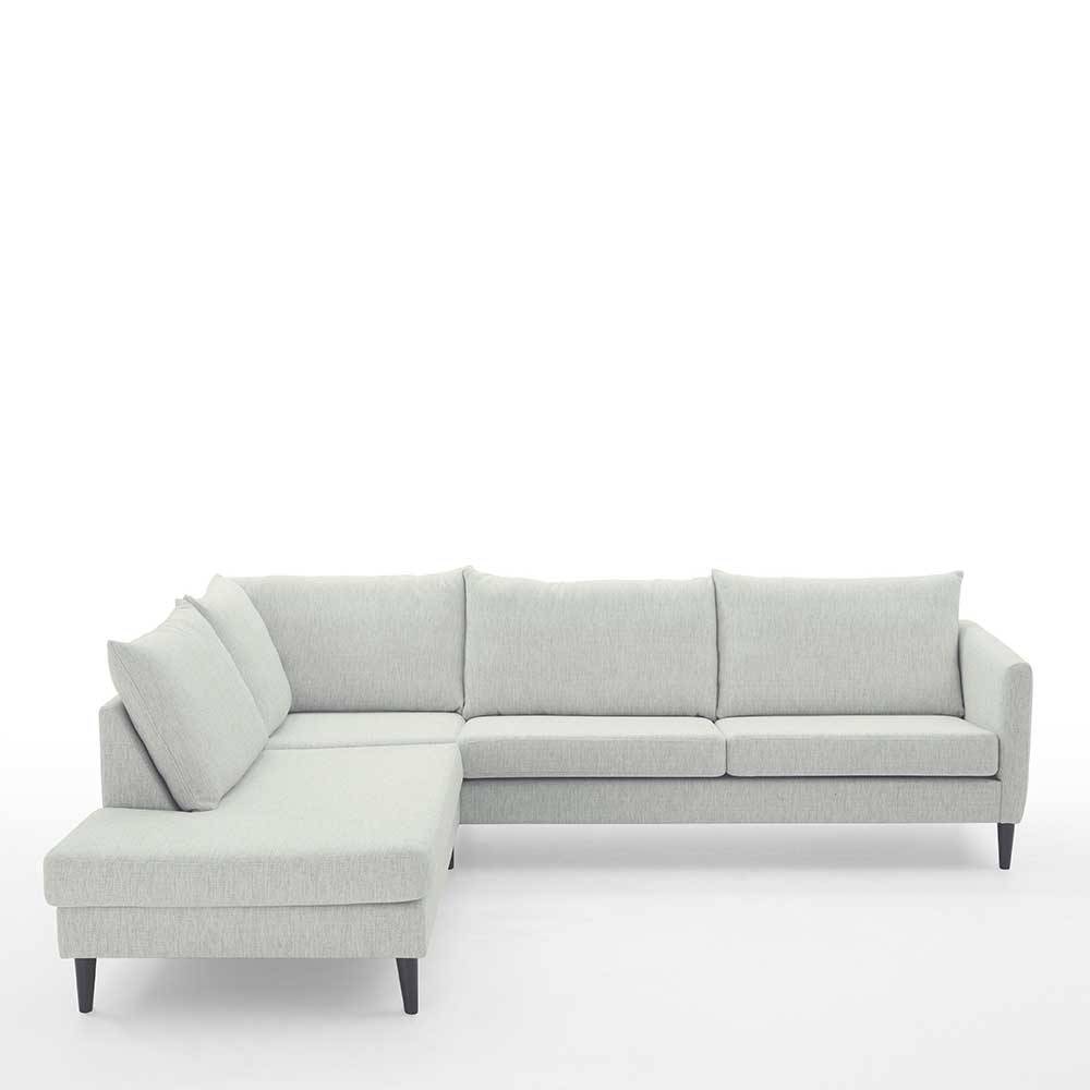 Ecksofa L-Couch in Offwhite - Udessa