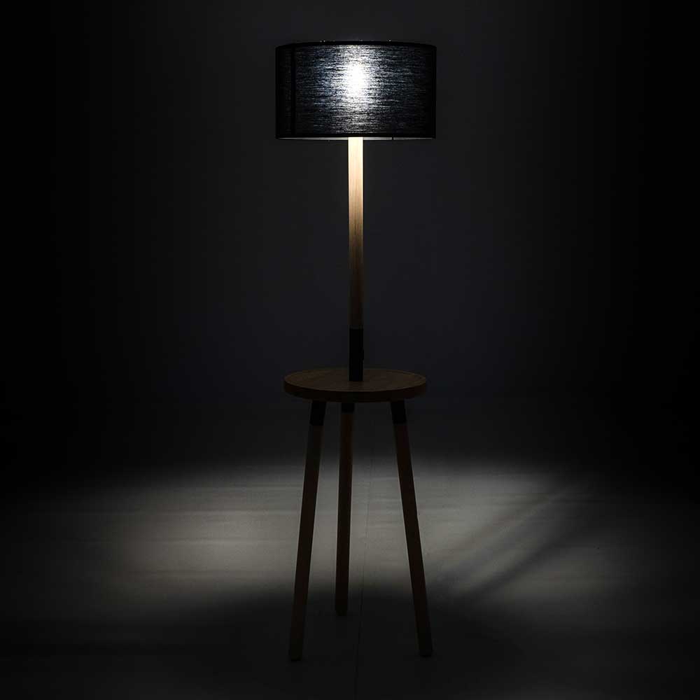 Skandi Stehlampe mit Ablage - Avigano