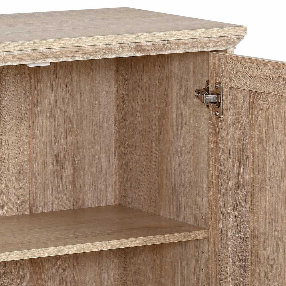 Eiche Holzdekor Kommode 2-türig - Rienva