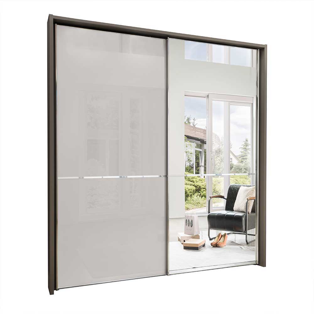 2-türiger Schiebetürenschrank mit 1 Spiegeltür - Cosima