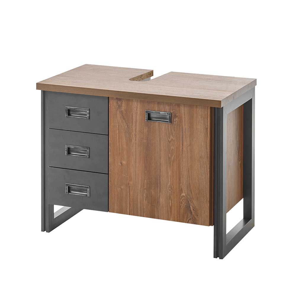 Waschbeckenunterschrank im Industrial Design - Forawas