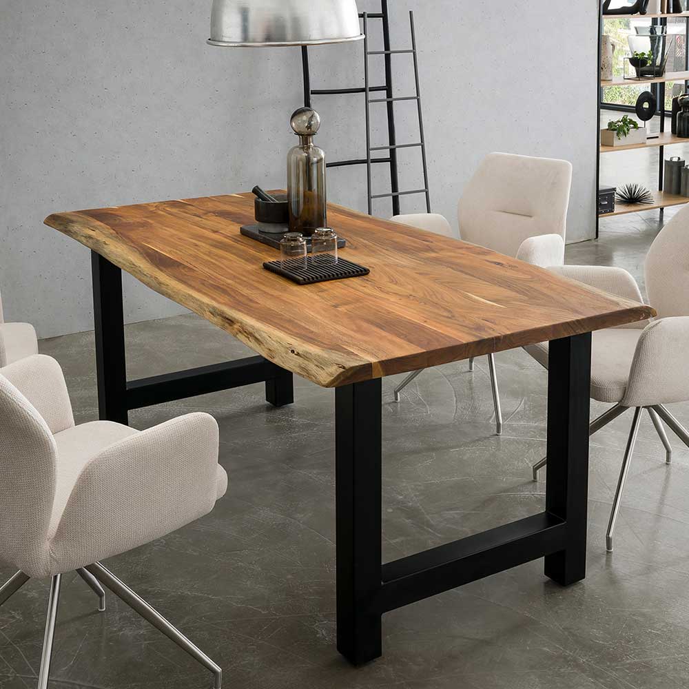 Designer Esszimmertisch mit Naturkante - Soveca