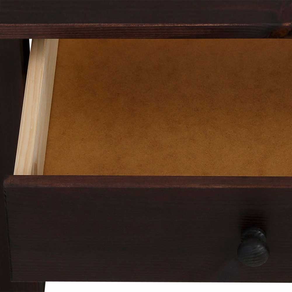 60x60 Wohnzimmer Sofatisch in Wengefarben - Sara