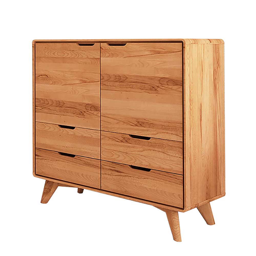 Massive Kernbuche Kommode 90x92x45 cm - Junola