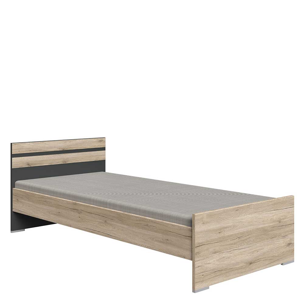 Bett in Eiche San Remo - Jilamenda