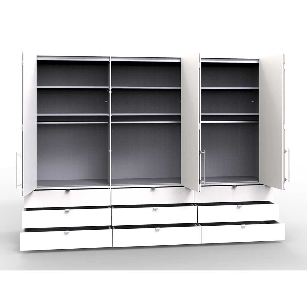 Schlafzimmer Kleiderschrank Sydney in Creme Eiche Trüffel