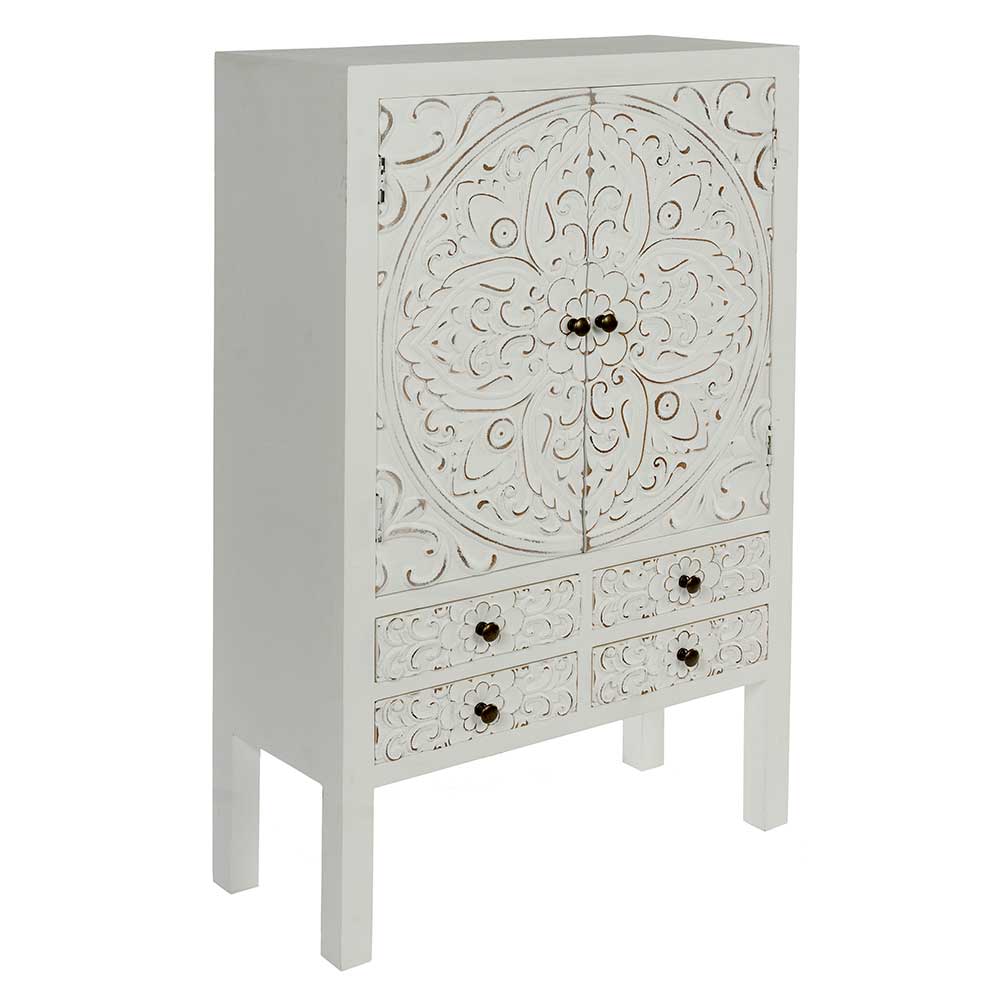 Highboard mit Ornament Muster Front - Acacio