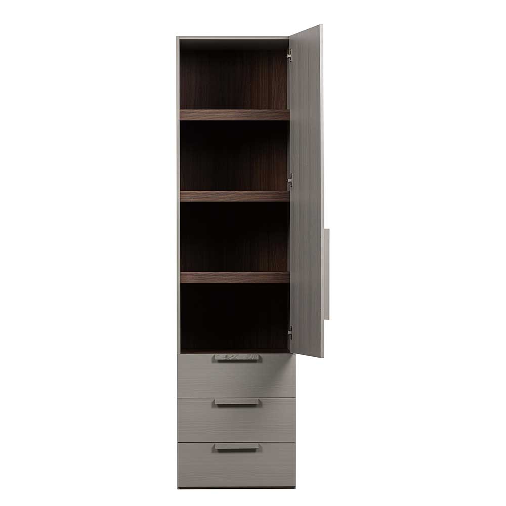 Skandi Wäscheschrank in Grau - Graland