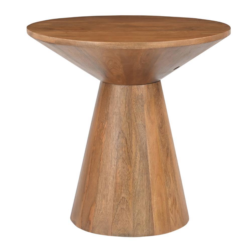 Mangoholz-Design-Beistelltisch modern - Galadira