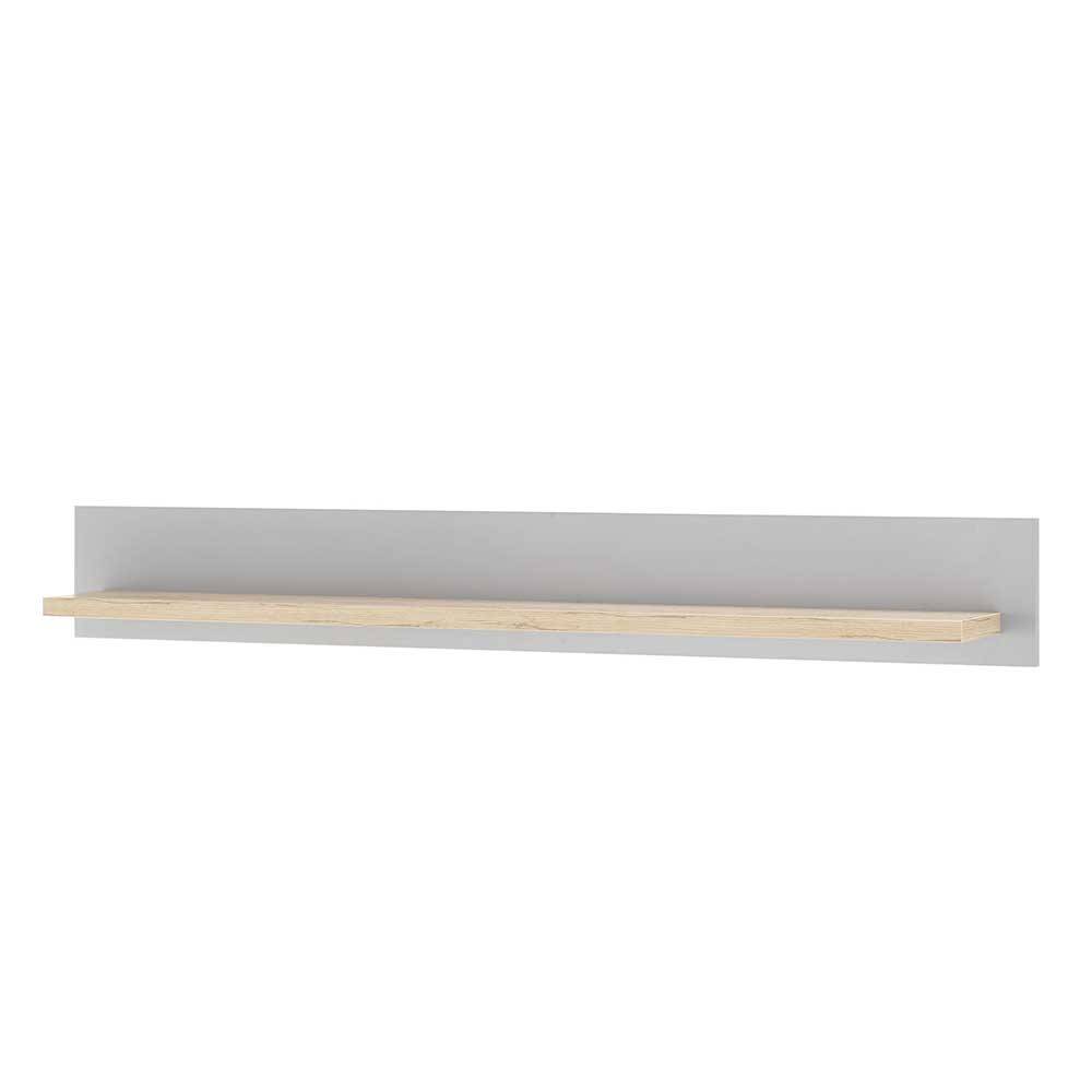 Country Wandboard in Lichtgrau & Eiche Optik - Buleta