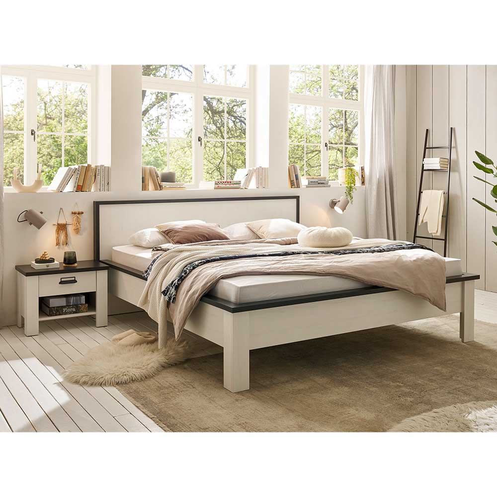 Modern Country Doppelbett 180x200 cm - Tramos