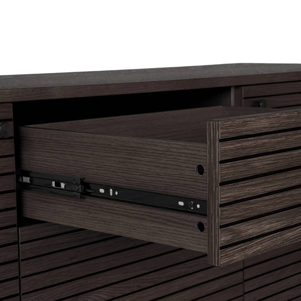 Sideboard mit dunklem Furnier in Braun - Wega