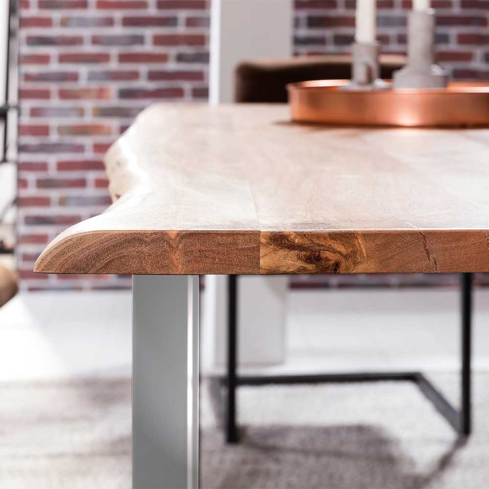 Loft Esstisch mit Akazie Naturkante - Calobra