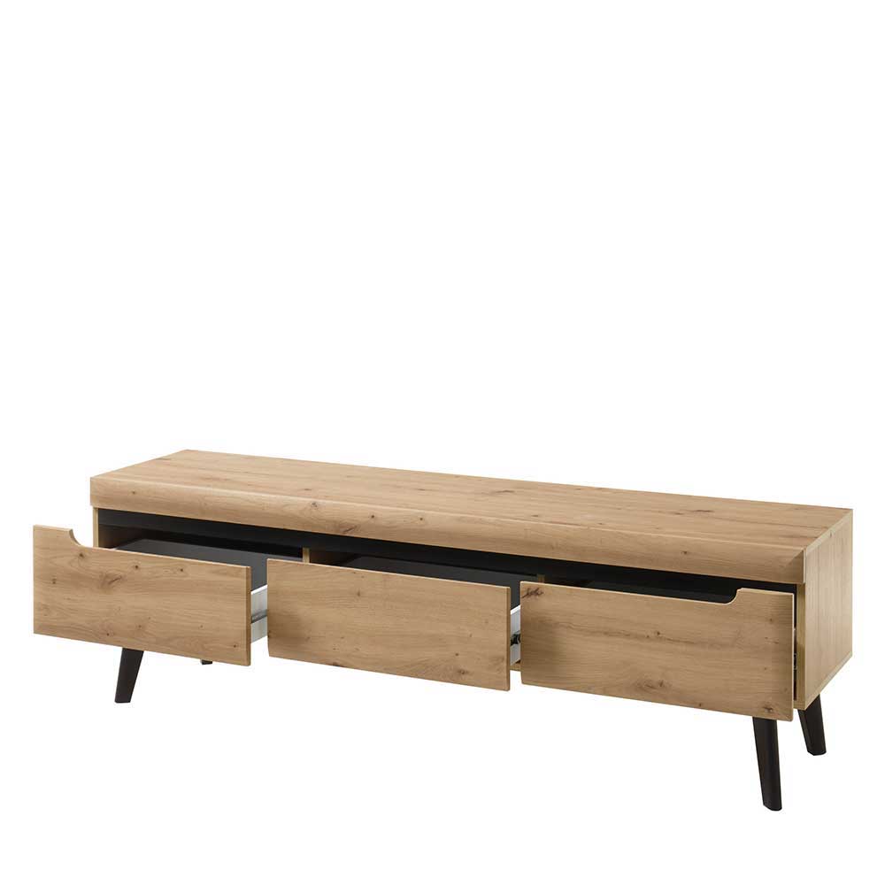 Skandinavische Wohnwand Möbel Set - Olcian (dreiteilig)