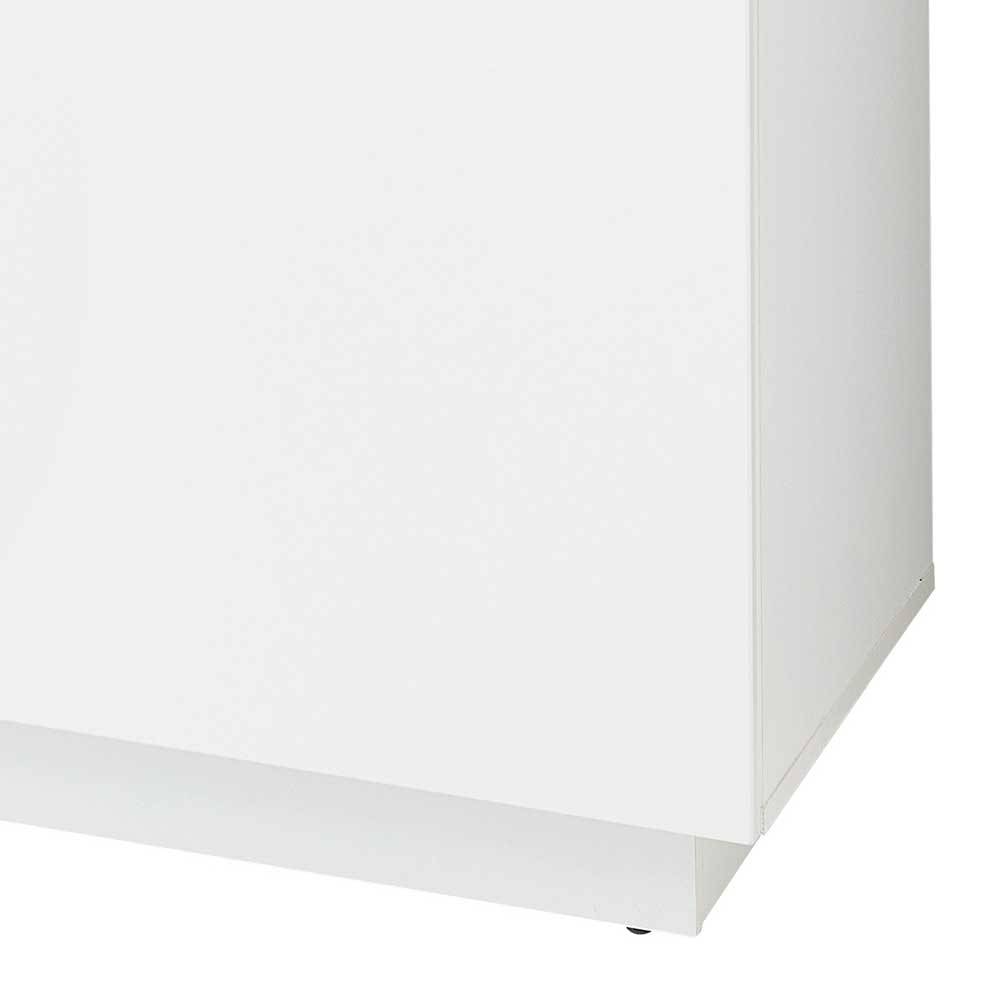 Stabiler Sockel des eleganten weißen Sideboards für sicheren Stand im Esszimmer – Astaran