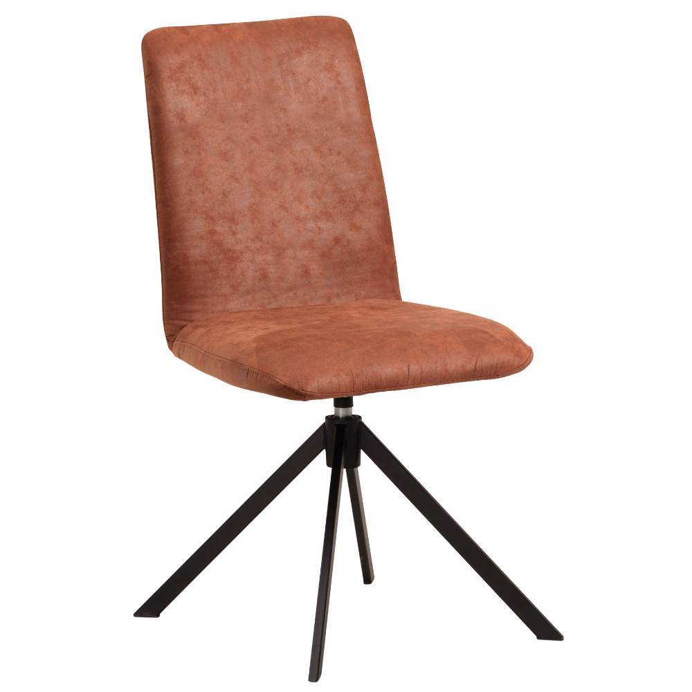 Stühle mit Drehfunktion in Cognac Braun - Monterry (2er Set)