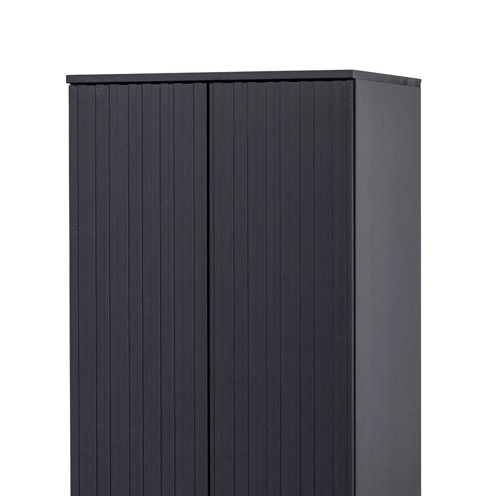 2-türiger Schrank in Schwarz - Gelvins