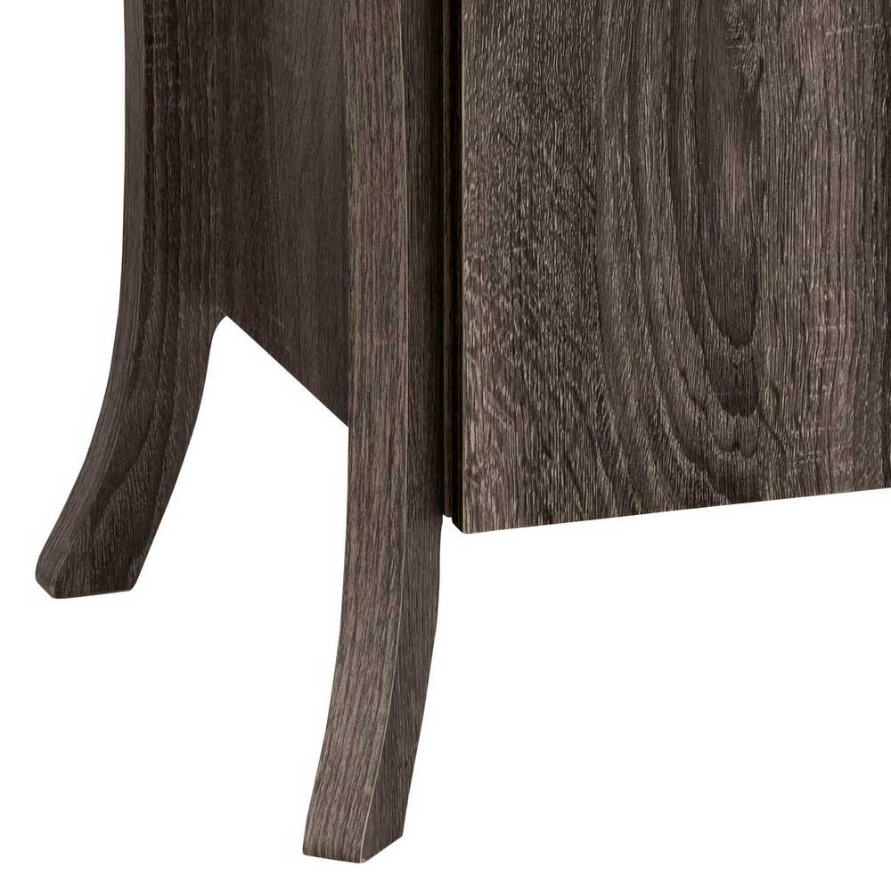 38x80x35 Badschrank in Eiche Grau Dekor - Fionora
