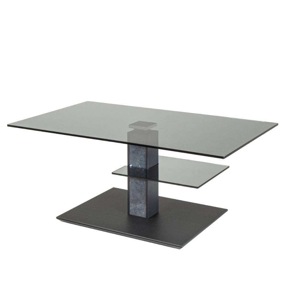 Parsolglas-Couchtisch mit Lift-Mechanik höhenverstellbar - Cinema